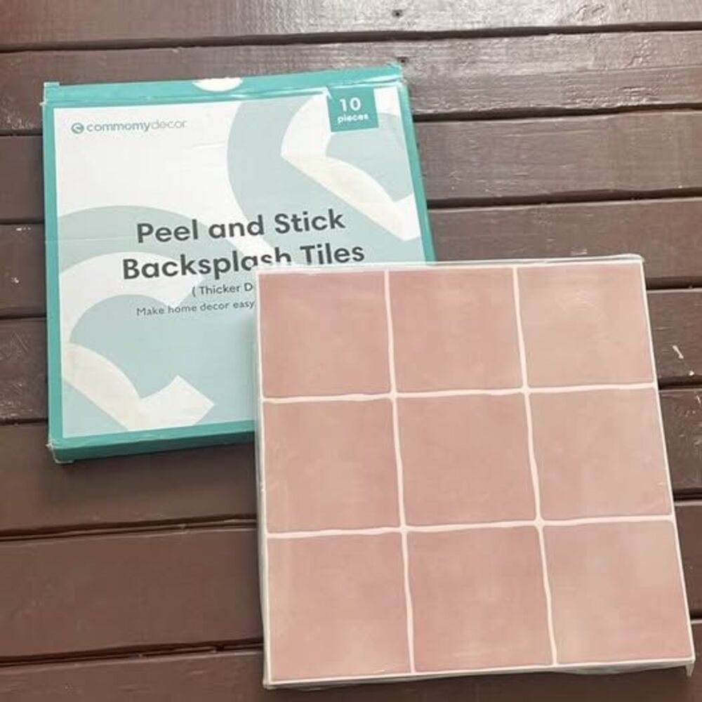 Commomy Decor Peel and Stick Backsplash Tiles 10 Pieces